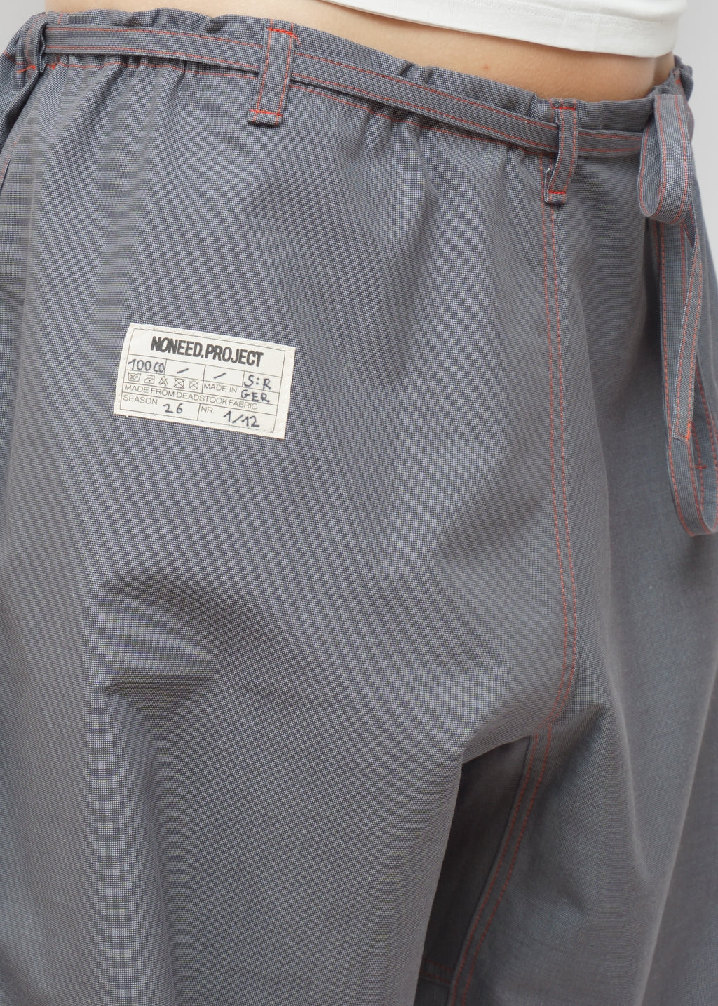 JOU Cut Unisex Blue with red stitching