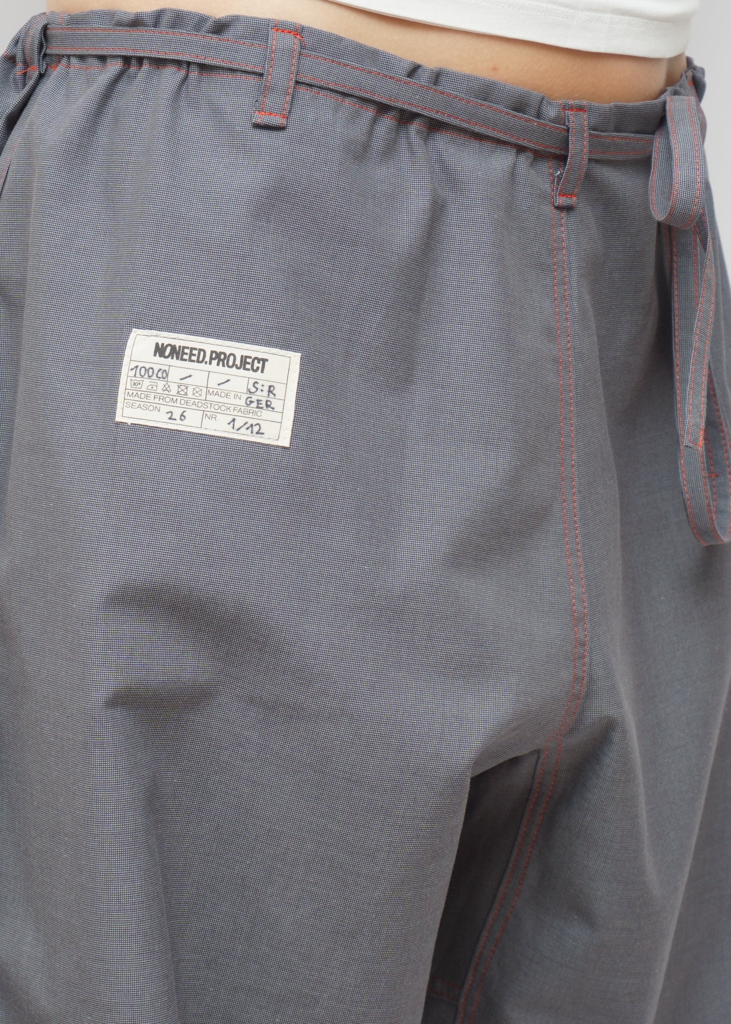 JOU Cut Unisex Blue with red stitching