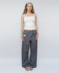JOU Cut Unisex Denim Blue with white stitching