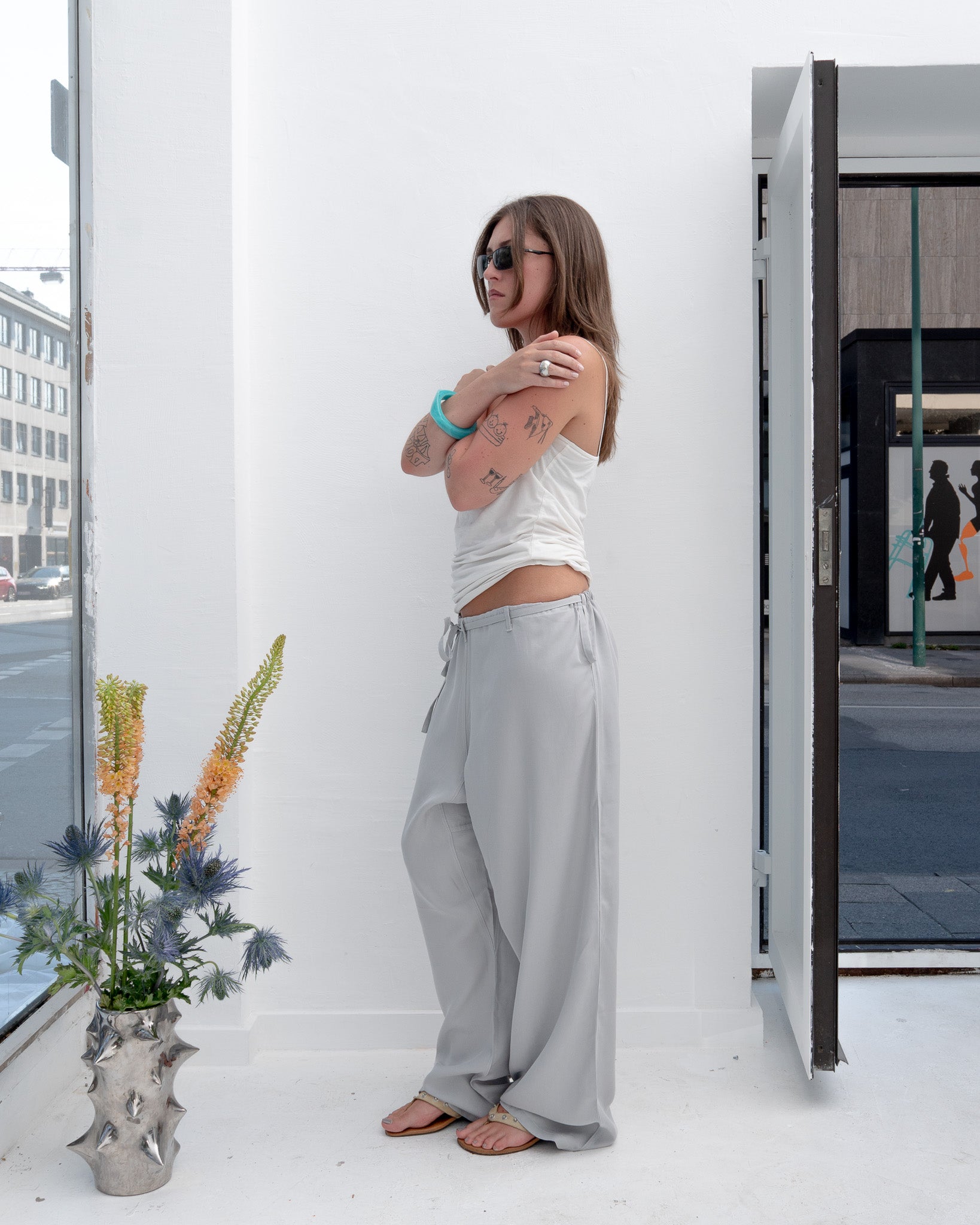 JOU Cut Unisex off white / light grey